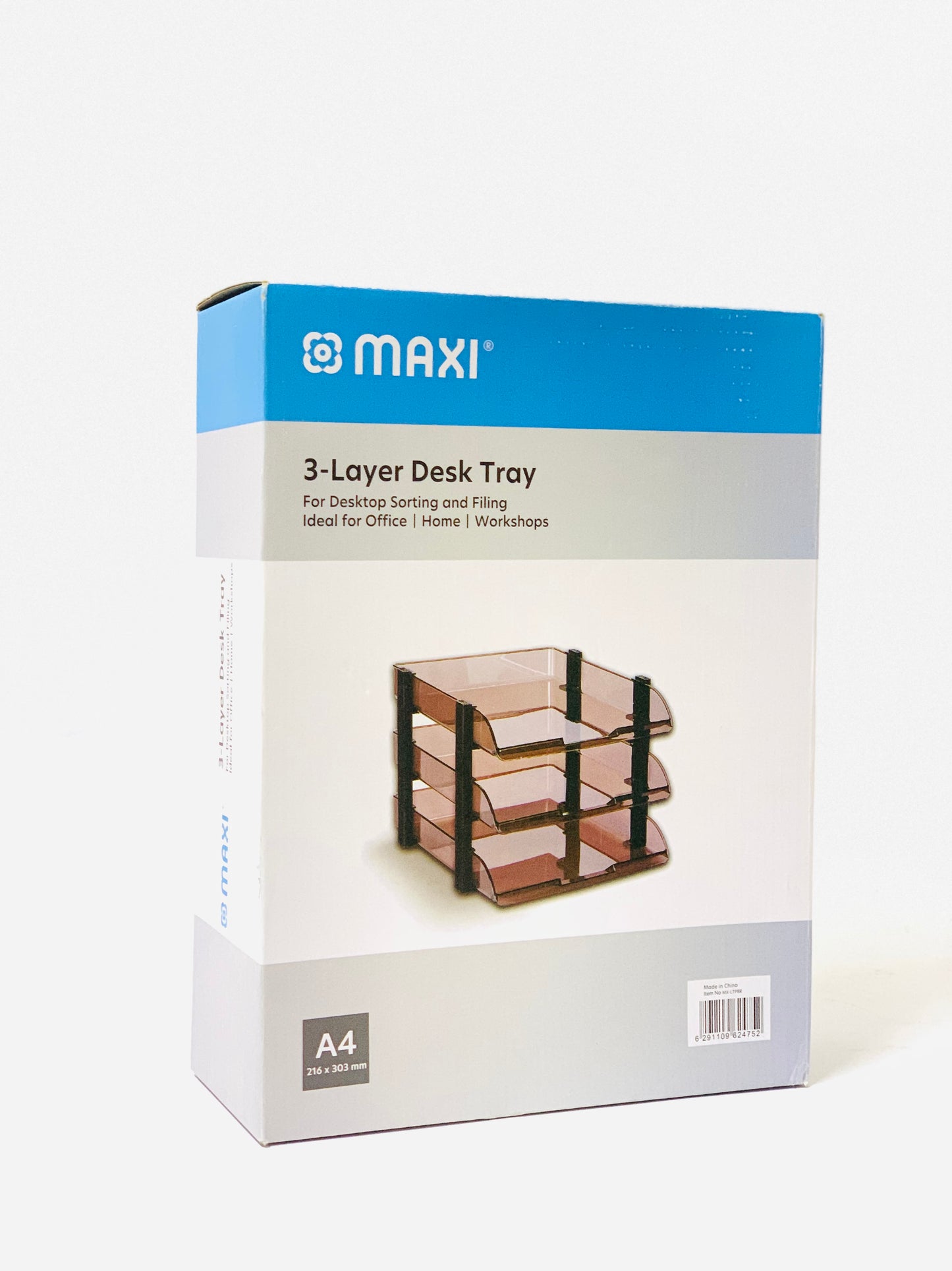 MAXI 3 LAYER DESK TRAY PLASTIC