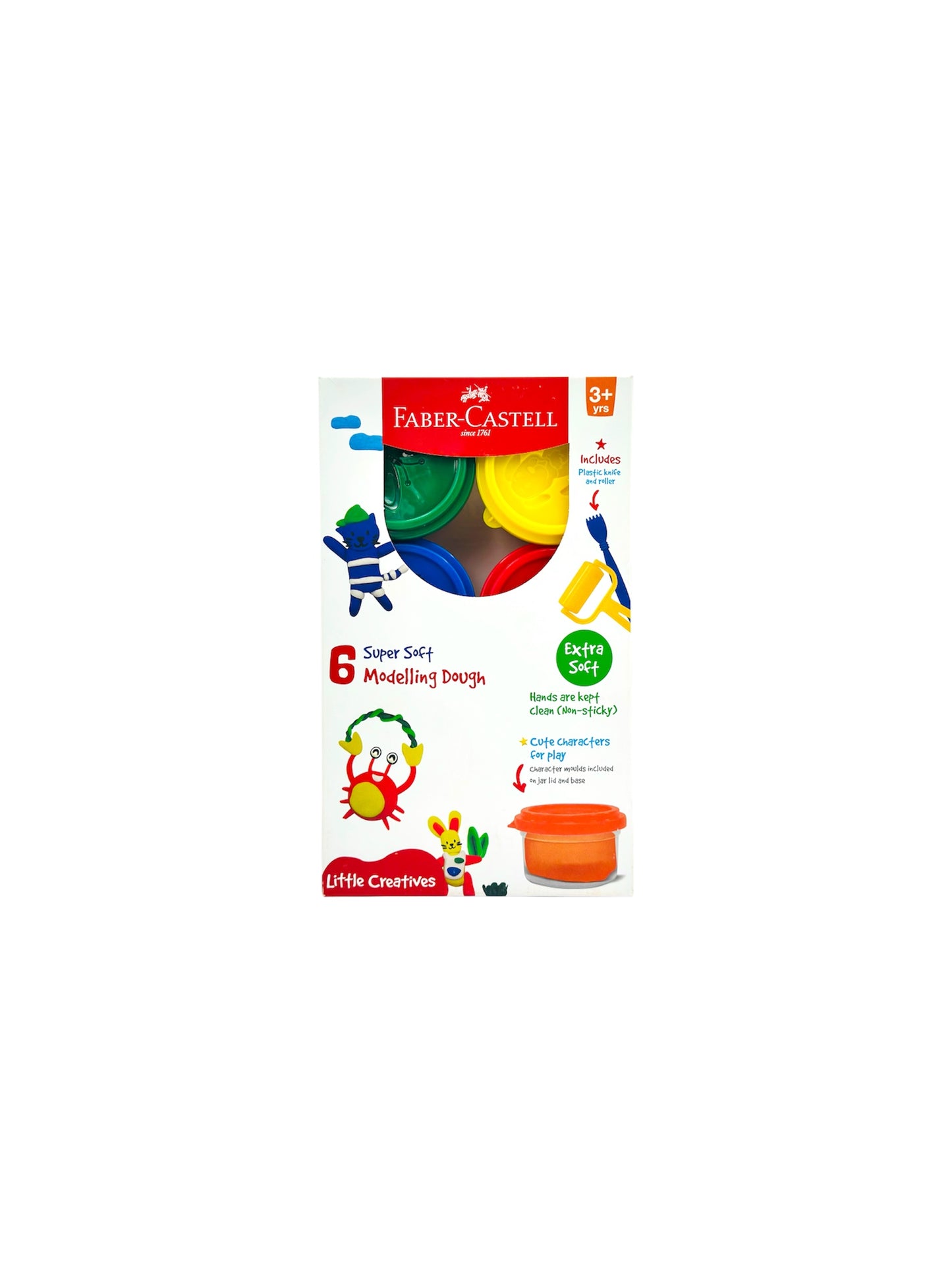 FABER CASTELL 6 PCS PLAU GOUGH