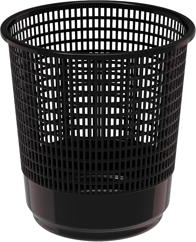 Cosmoplast Plastic Round Trash Waste Bin Paper Basket Smal