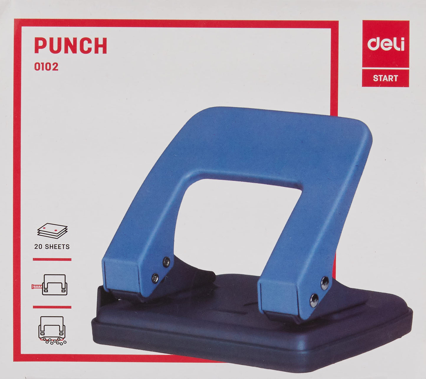 Deli E0102 Paper Punching machine 2 hole
