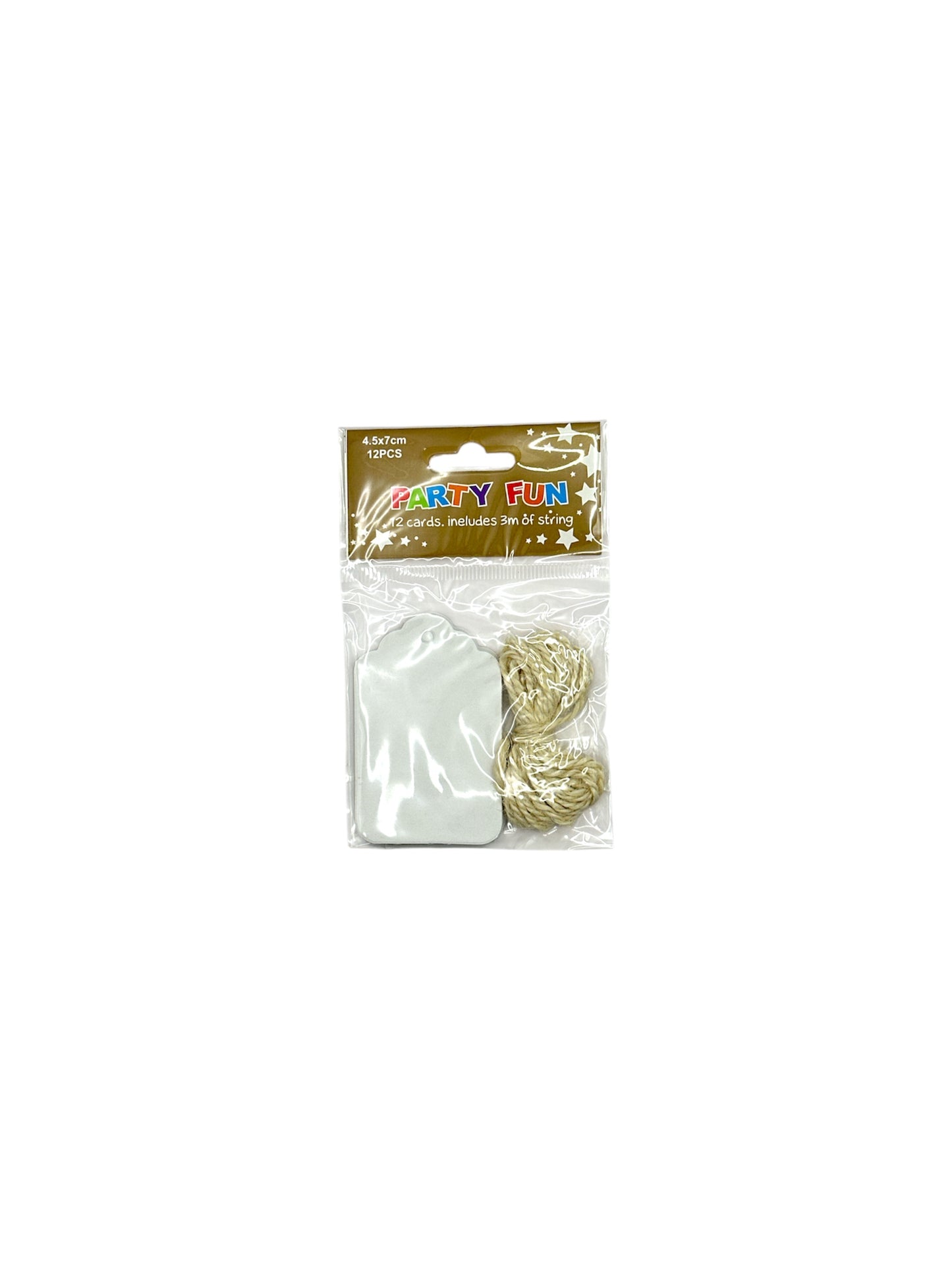 party fun 12 card 3m string