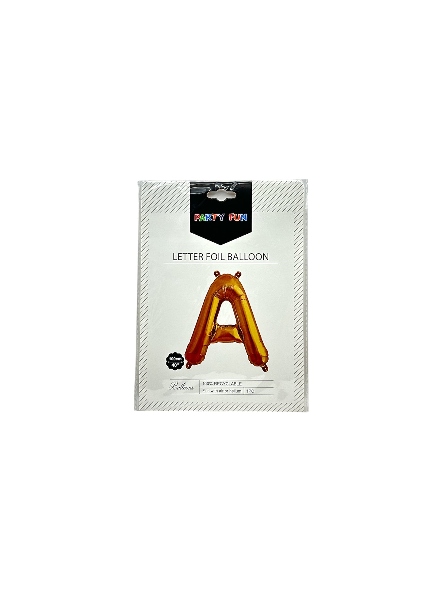 letter foil balloon A 100 CM
