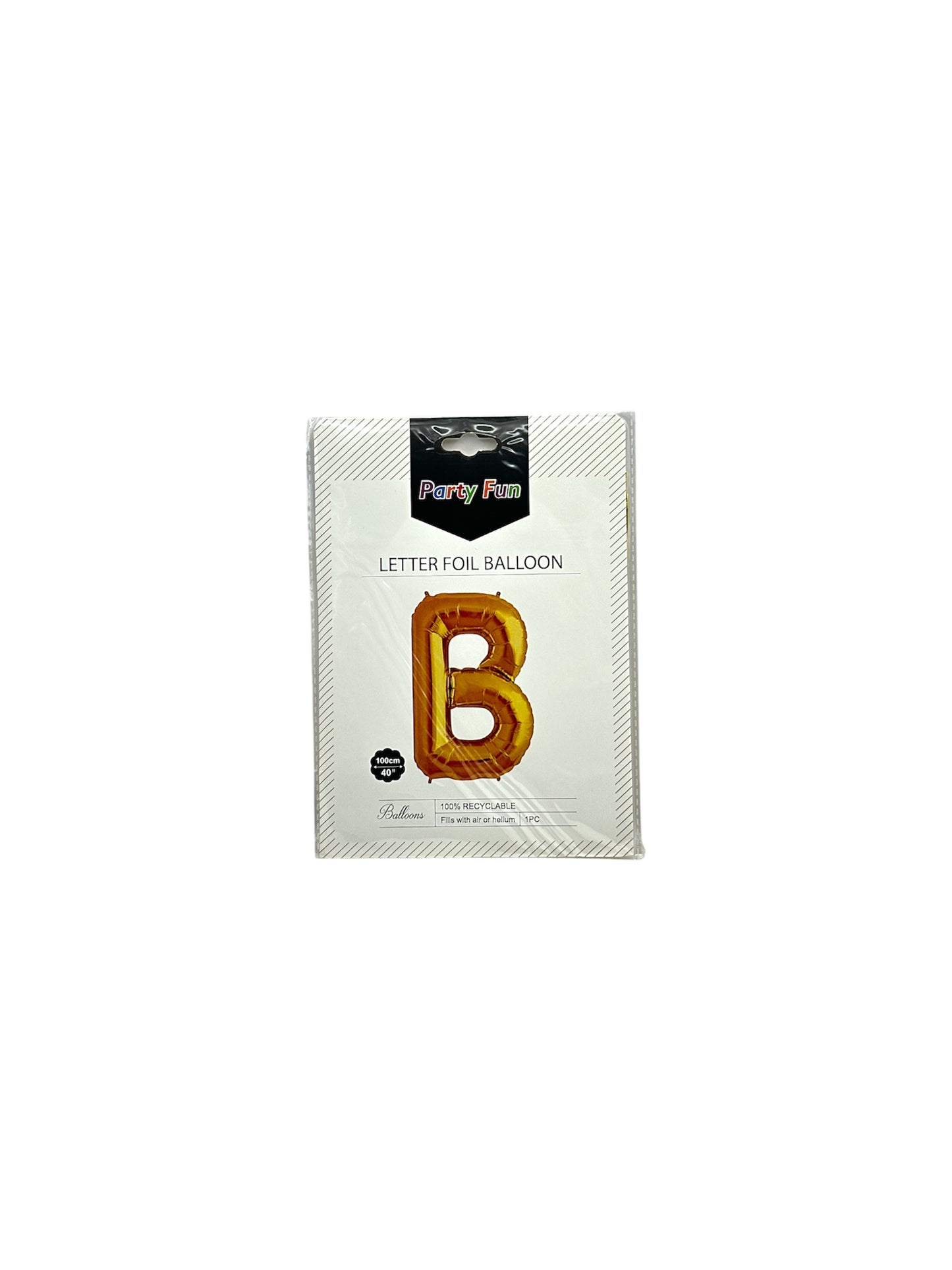 letter foil balloon B 100 cm