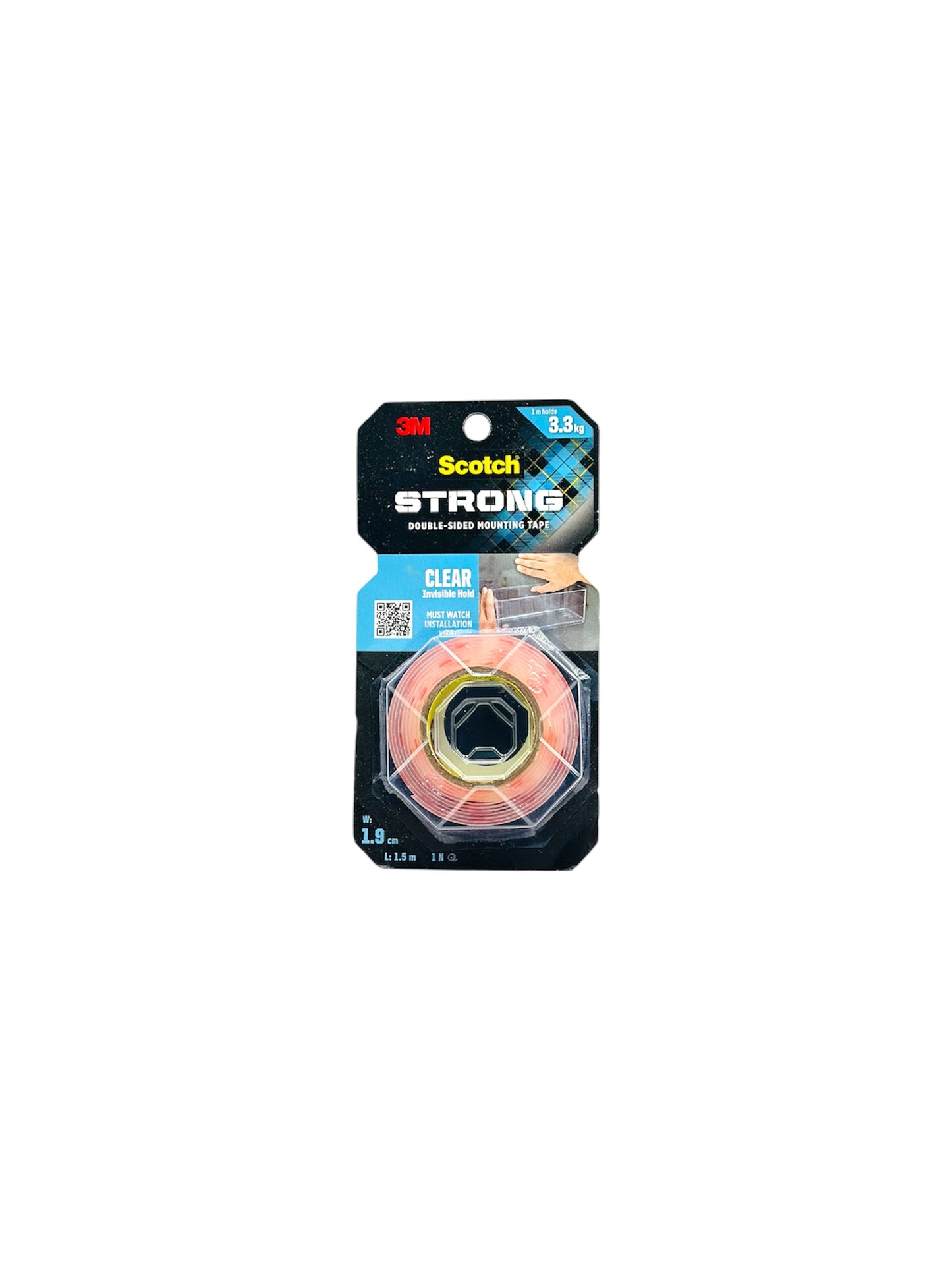 3M SCITCH STRONG DOUBLE SIDED MOUNTING TAPE 3.3KG