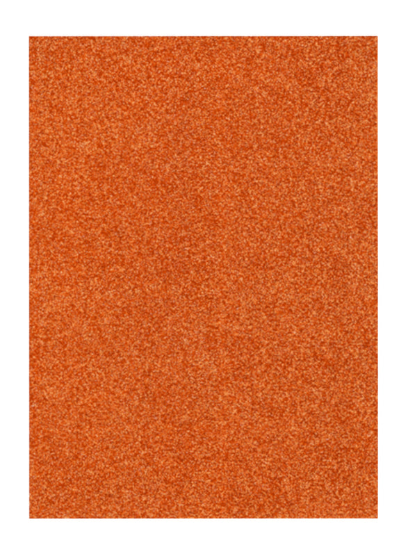 SELF ADHESIVE FOAM GLITTER SHEET 50X70 ORANGE