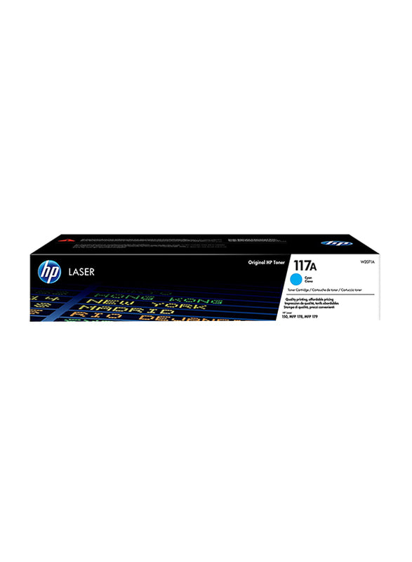 HP 117A Cyan Original Laser Toner Cartridge