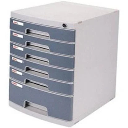Deli 8876 6-Drawer File Cabinet With Lock