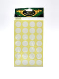SBC WHITE ROUND LABEL STICKER 1X10 SHEETS
