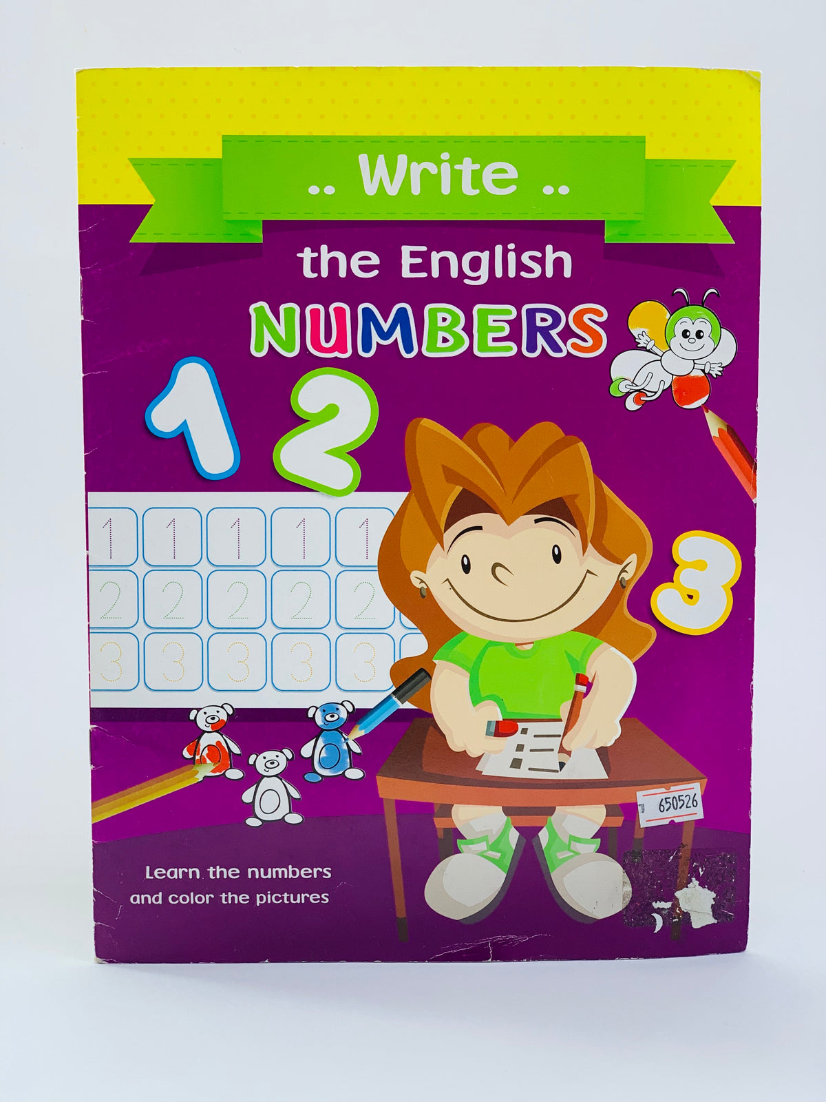 WRITE THE ENGLISH NUMBERS BOOK