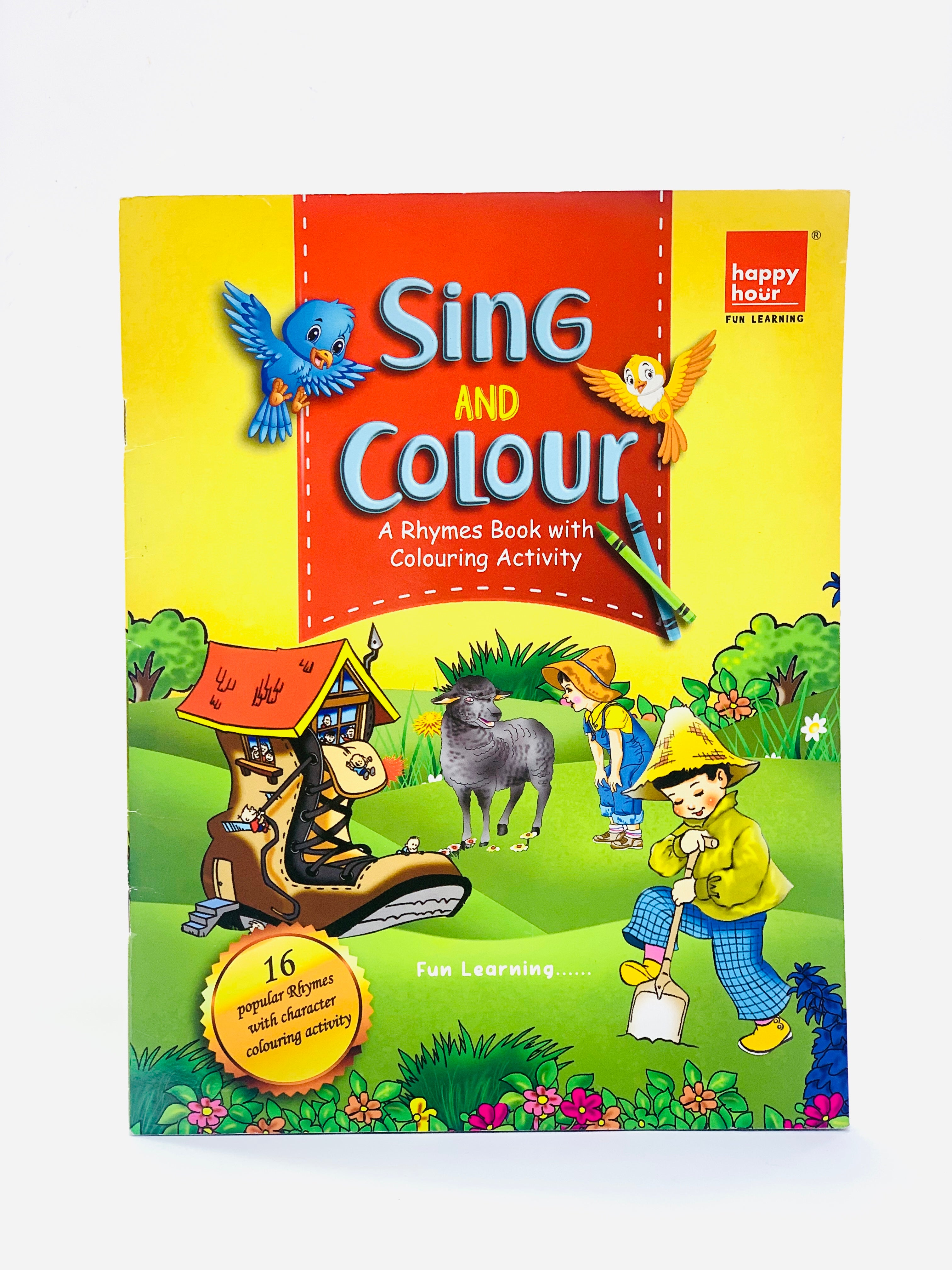 Sing El Colornote Books SING AND COLOR COLOURING ACTIVITY BOOK – AL NAHAR STATIONERY