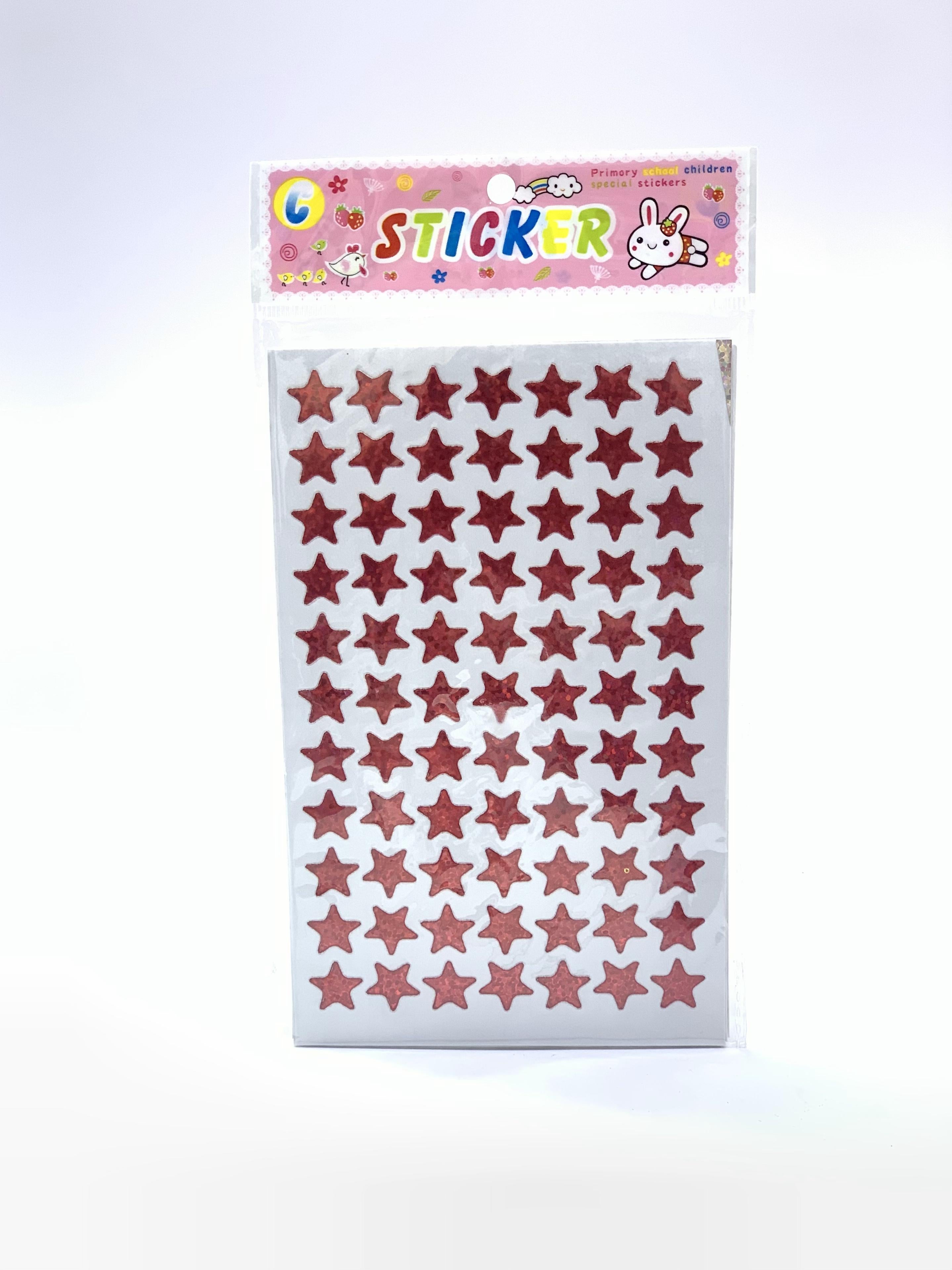 Stat Red Sticker RED STAR STICKER RED 1X10 SHEETS – AL NAHAR STATIONERY
