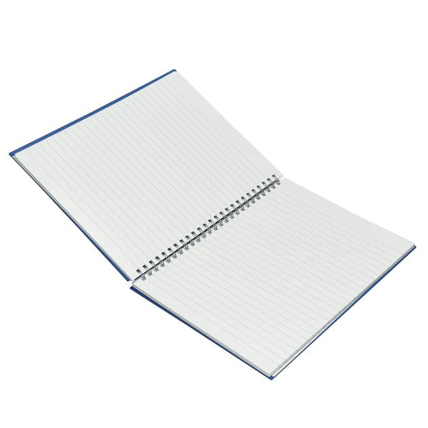 كتاب مخطوطات FIS مقاس 8 مم مفرد مسطر مع حلزوني 96 ورقة 2Q 10 x 8in FSMN10X82QSB - أزرق (كمبيوتر شخصي)