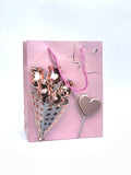 GIFT BAG LIGHT ROSE PINK
