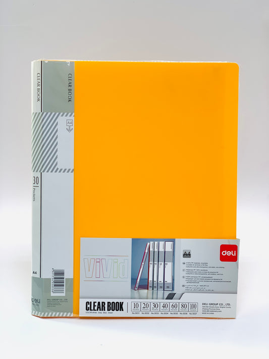 A4 دفتر عرض واضح 30 OCKET