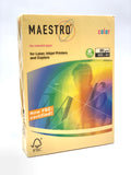 MAESTRO COLOR PAPER A4 500 SHEETS 80 GSM LIGHT ORANGE