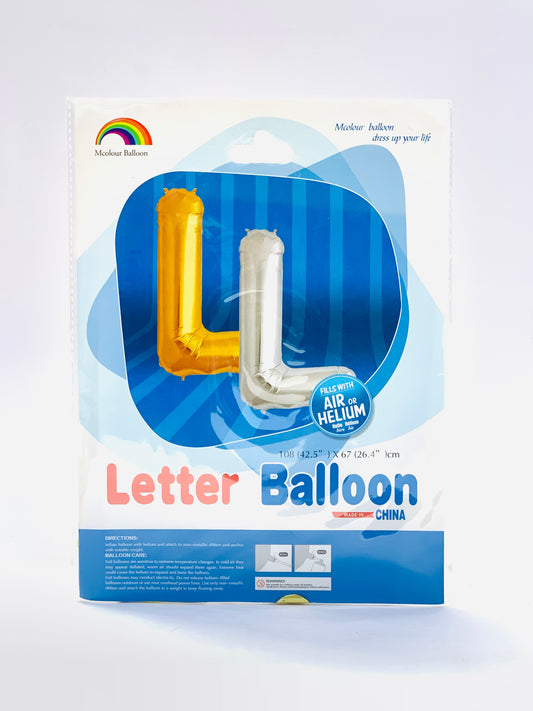 بالون حروف فويل مقاس L 108X67 سم
