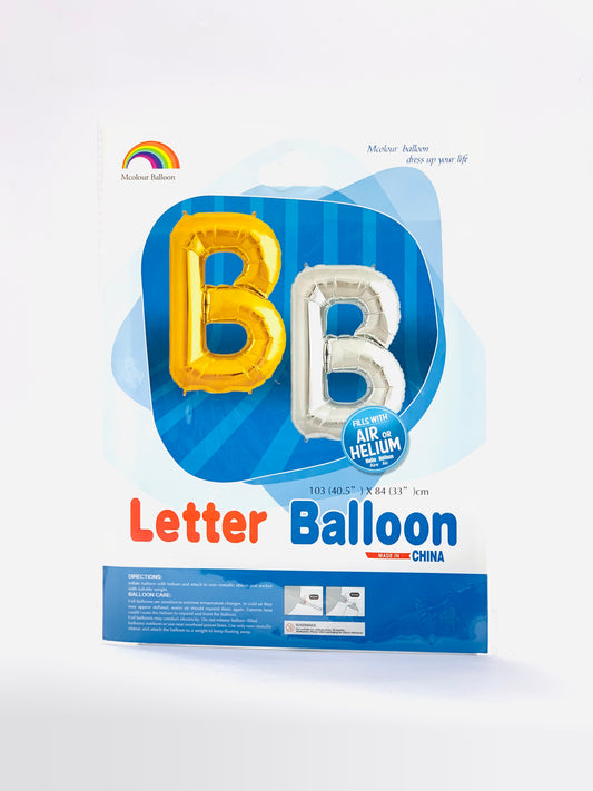 بالون حرف B مقاس 103 × 84 سم