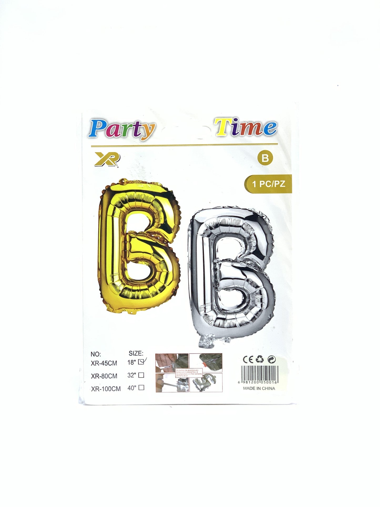 بالون فويل حرف B مقاس 18"