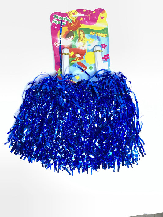 CHEERING SQUAD POM POM BLUE 2 PCS