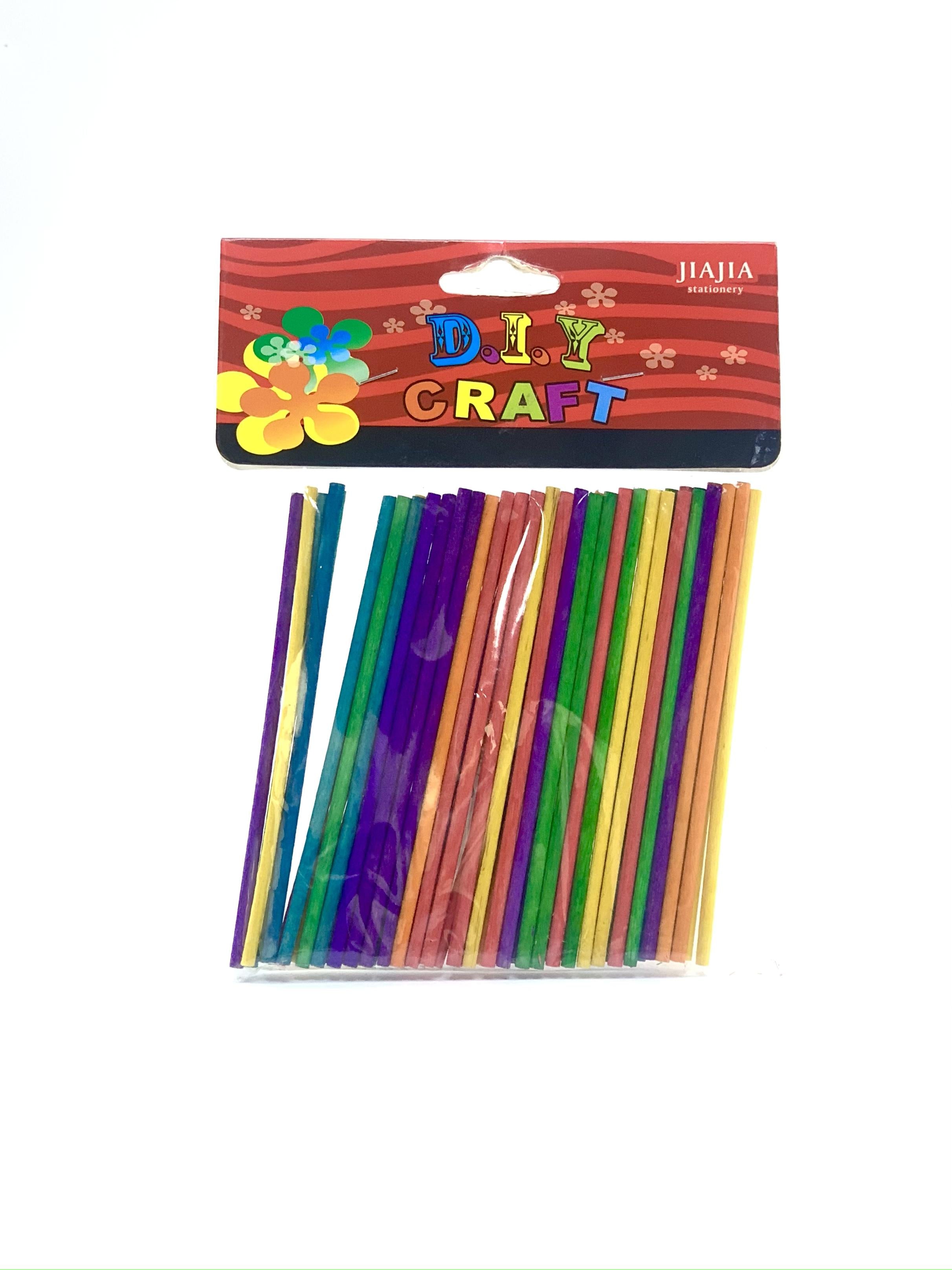 Wooden Dowels Rods Round Craft Sticks for DIY Craft Projects and Artwo ...