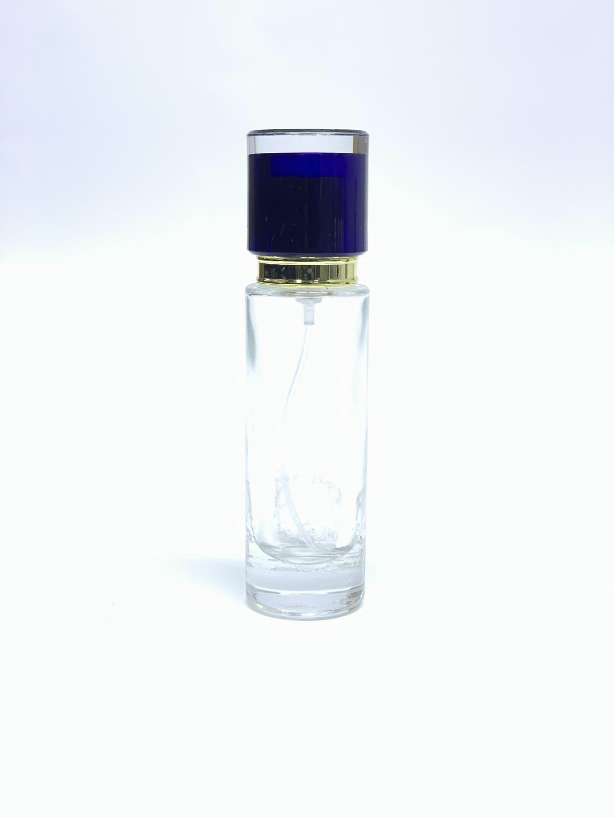 GLASS SPARY BOTTEL BLUE CAP