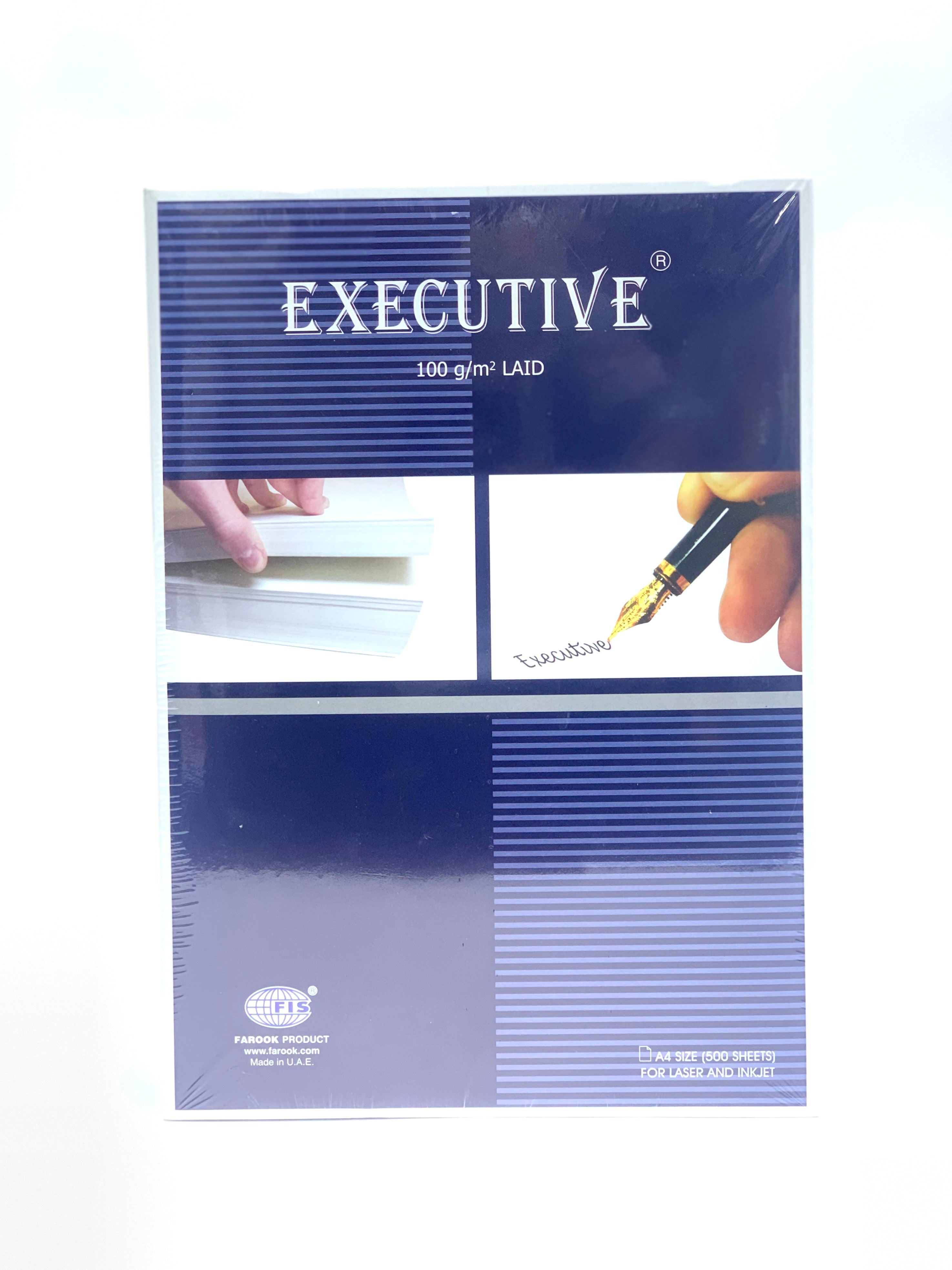 FIS Executive Laid Bond Paper, 500 Sheets, 100 gsm, Cream Color, A4 Si ...