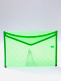 Plastic Envelopes,Waterproof green    Project Envelope Folder, A4 Letter Size
