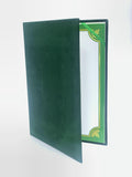 A4 Green Certificate holder