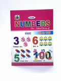 PRE SCHOOL SERIES OF  01 TO 100 NUMBERS HINDI AND ENGLISH