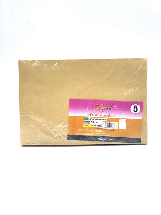 BROWN ENVELOPE 7.5X5