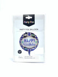 HAPPY  BIRTHDAY PARTY FOIL BALLOON BALL  18"