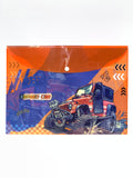 PLASTIC FILE ENVELOPE SPEED CAR DESIGN COVER