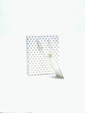 GIFT BAG WHITE GOLD DOT DESIGN
