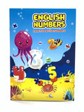 تعلم الأرقام الإنجليزية كتابة دفتر الأرقام