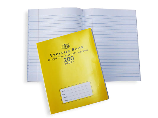 NoteBook 200pgs Single Line With Left Margin