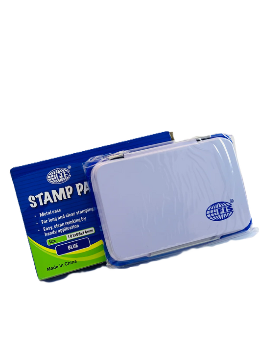 وسادة ختم Fis باللون الأزرق مقاس 101x68x14 ملم