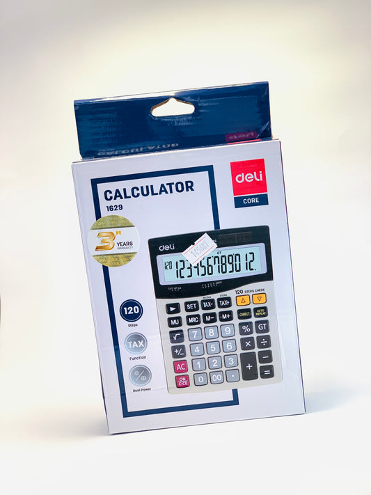 Deli Calculator 1629 deli core 120 steps