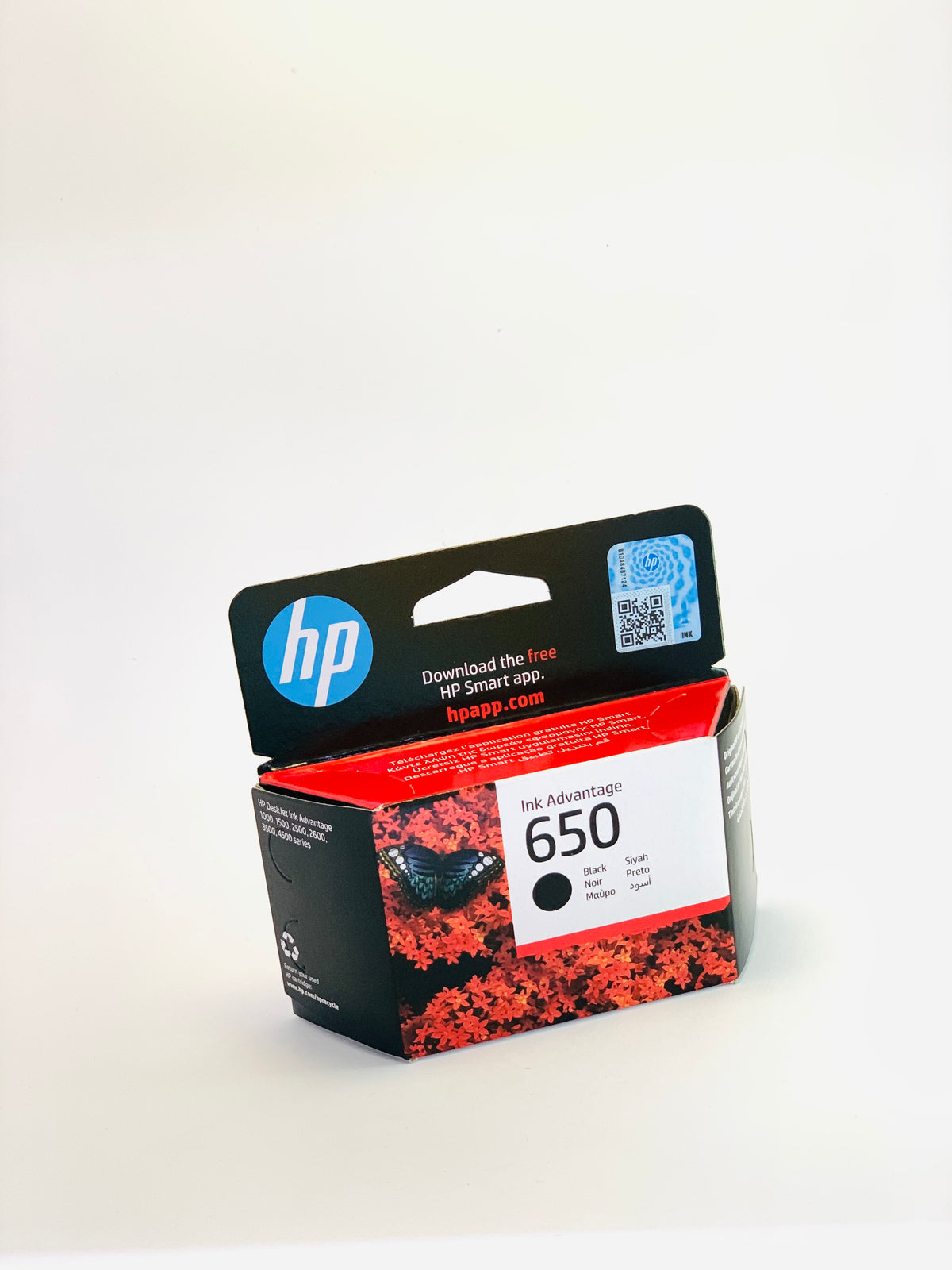 خرطوشة حبر HP 650 باللون الأسود