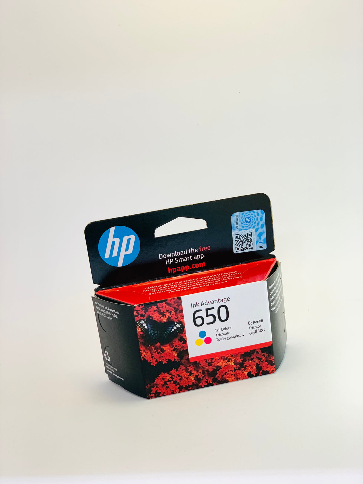خرطوشة حبر HP 650 ثلاثية الألوان أصلية