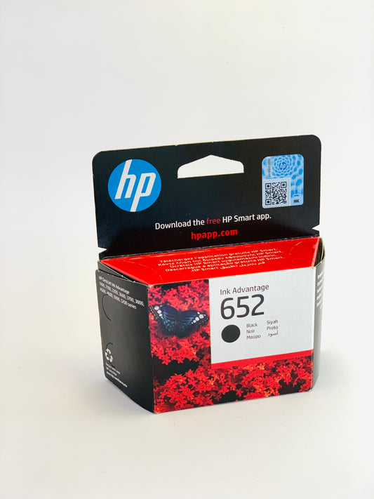 HP 652 Black Ink Cartridge original