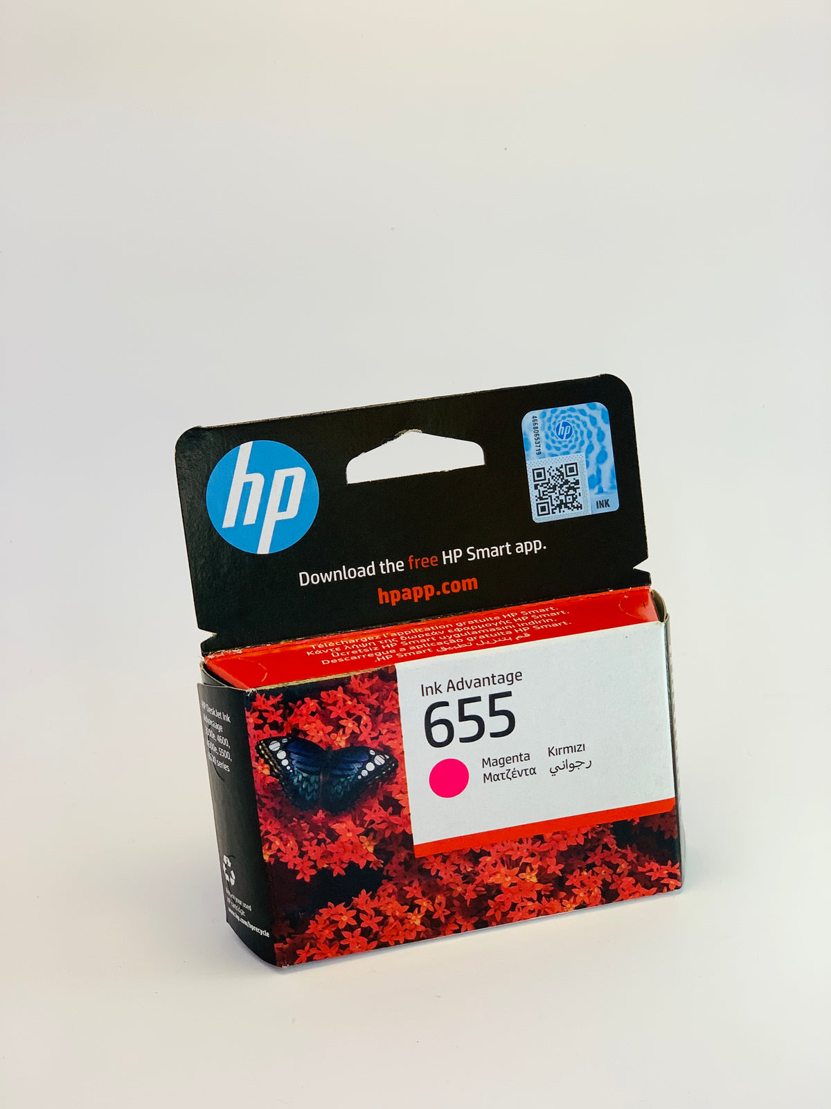 خرطوشة حبر HP 655 أرجوانية أصلية