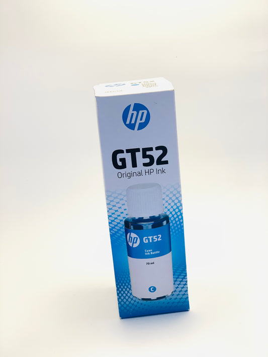 Hp Gt52 Cyan Original Ink Cartridge