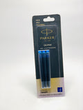 PARKER QUINK INK CARTIDGES BLUE