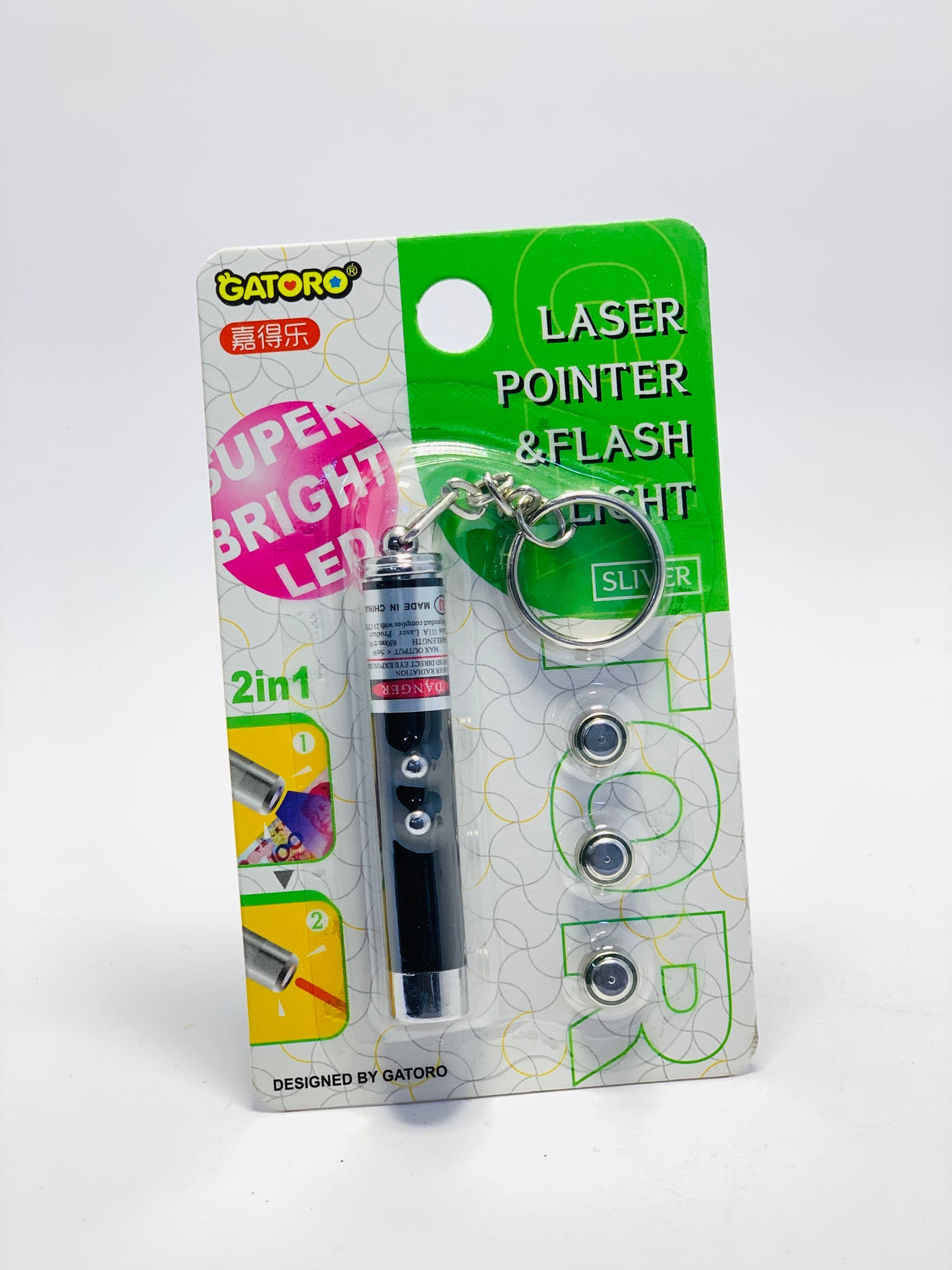 LASER PONITER & FLASH LIGHT BK