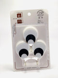 WALL HOOK WHITE AND BLACK