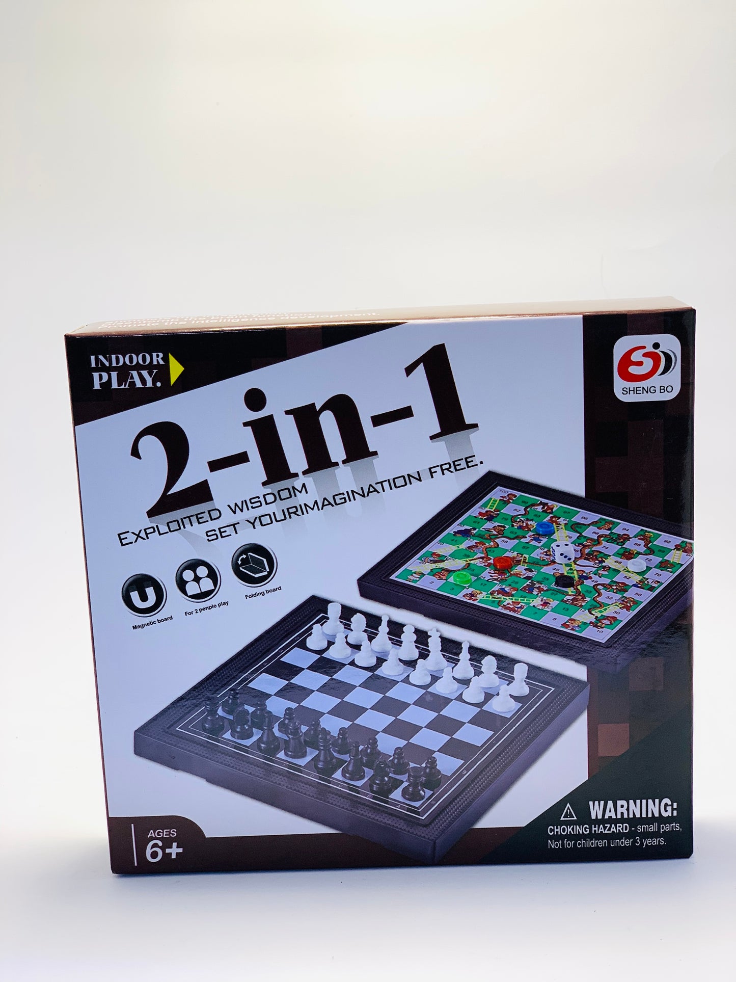 CHESS BOARD INDOOR PLAY 2 IN 1