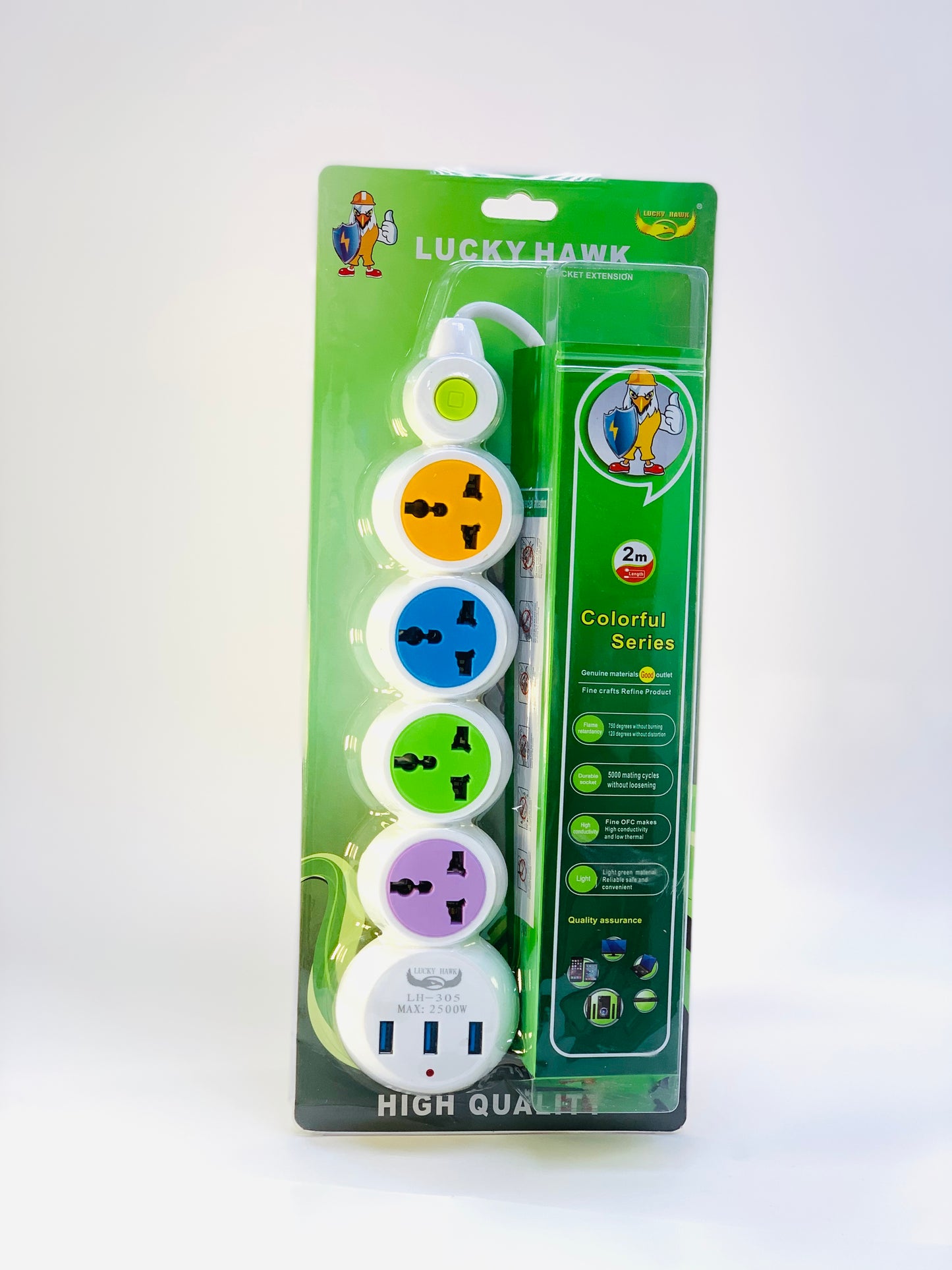 LUCK HAWK 4 SOCKET EXTENSION CABLE