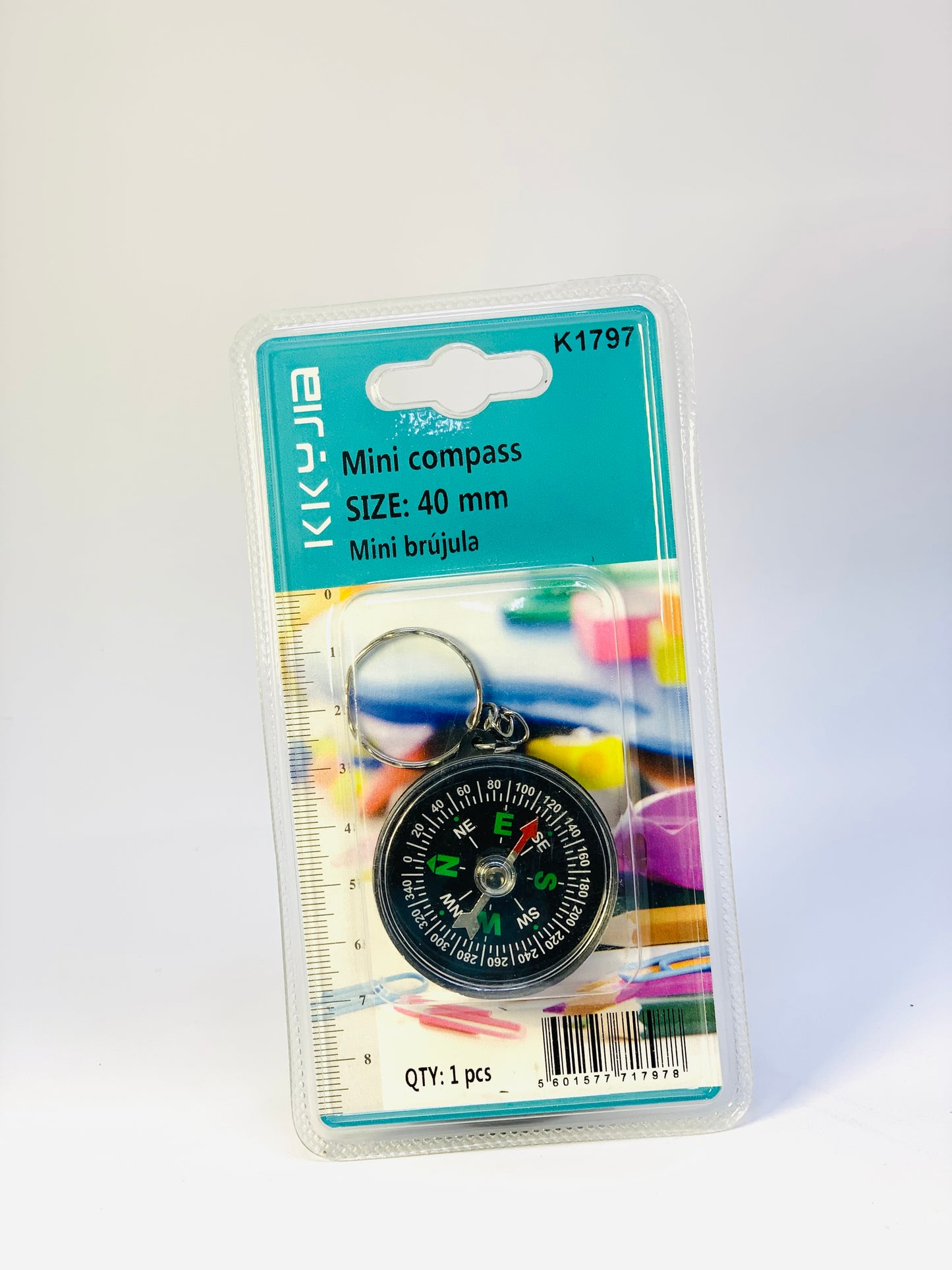 MINI COMPASS WITH KEY CHAIN