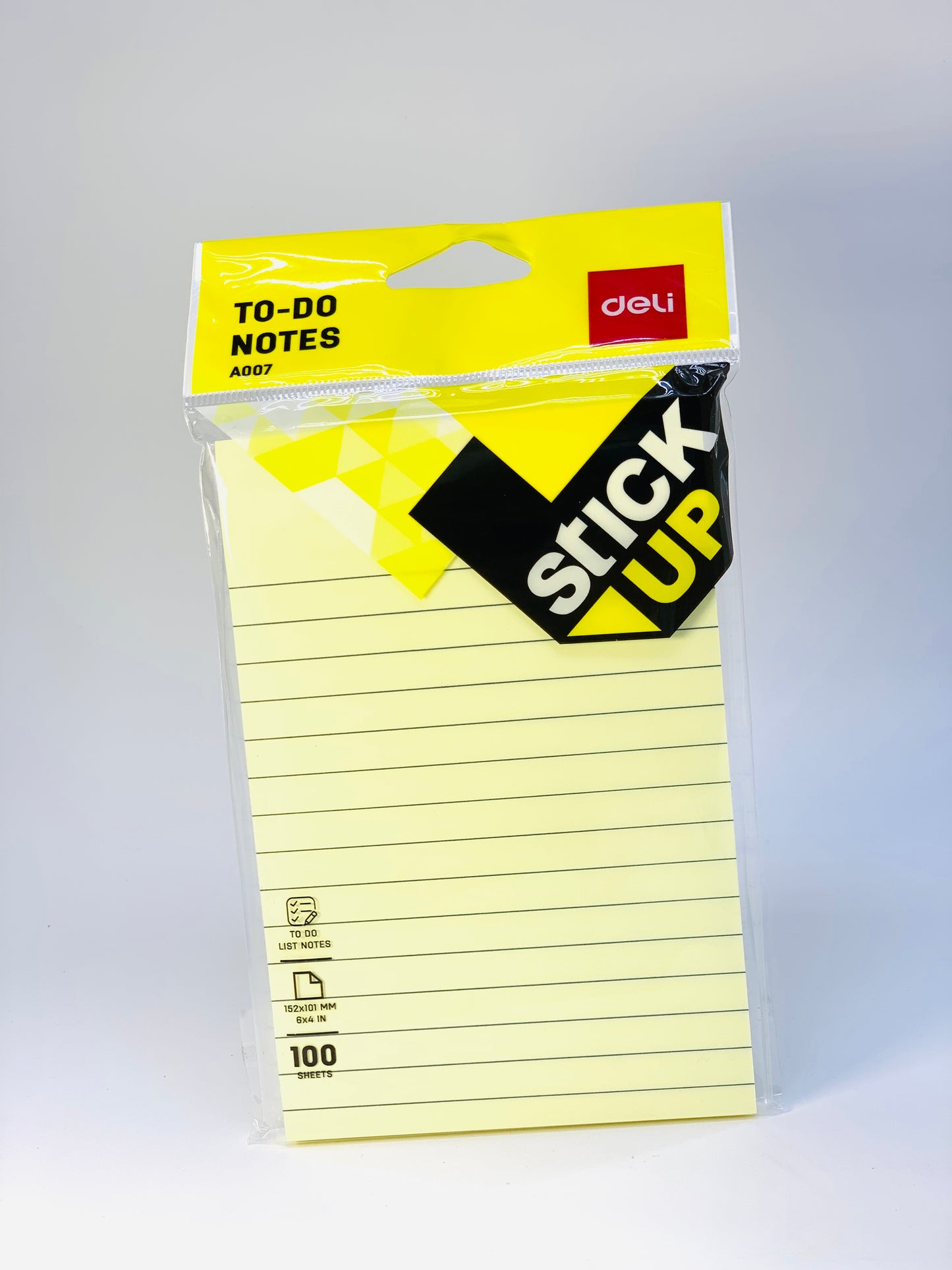 STICKY NOTES RULED 100 SHEETS