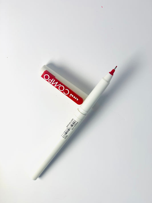 UNI COMPO RED COLOR PEN